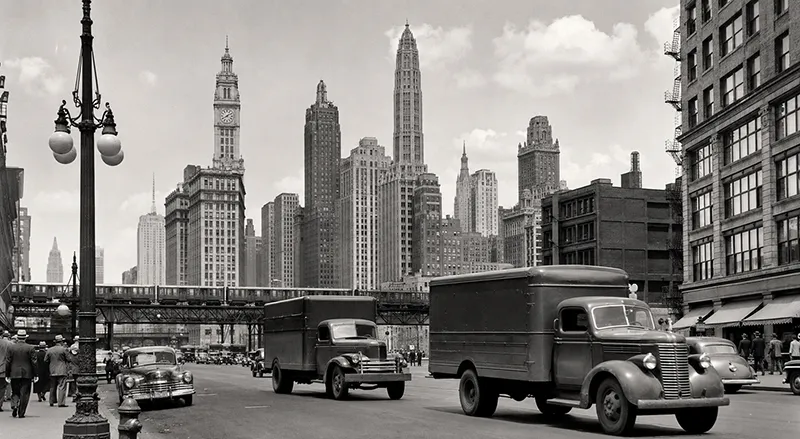 National Truck Leasing System founded in Chicago in 1944.